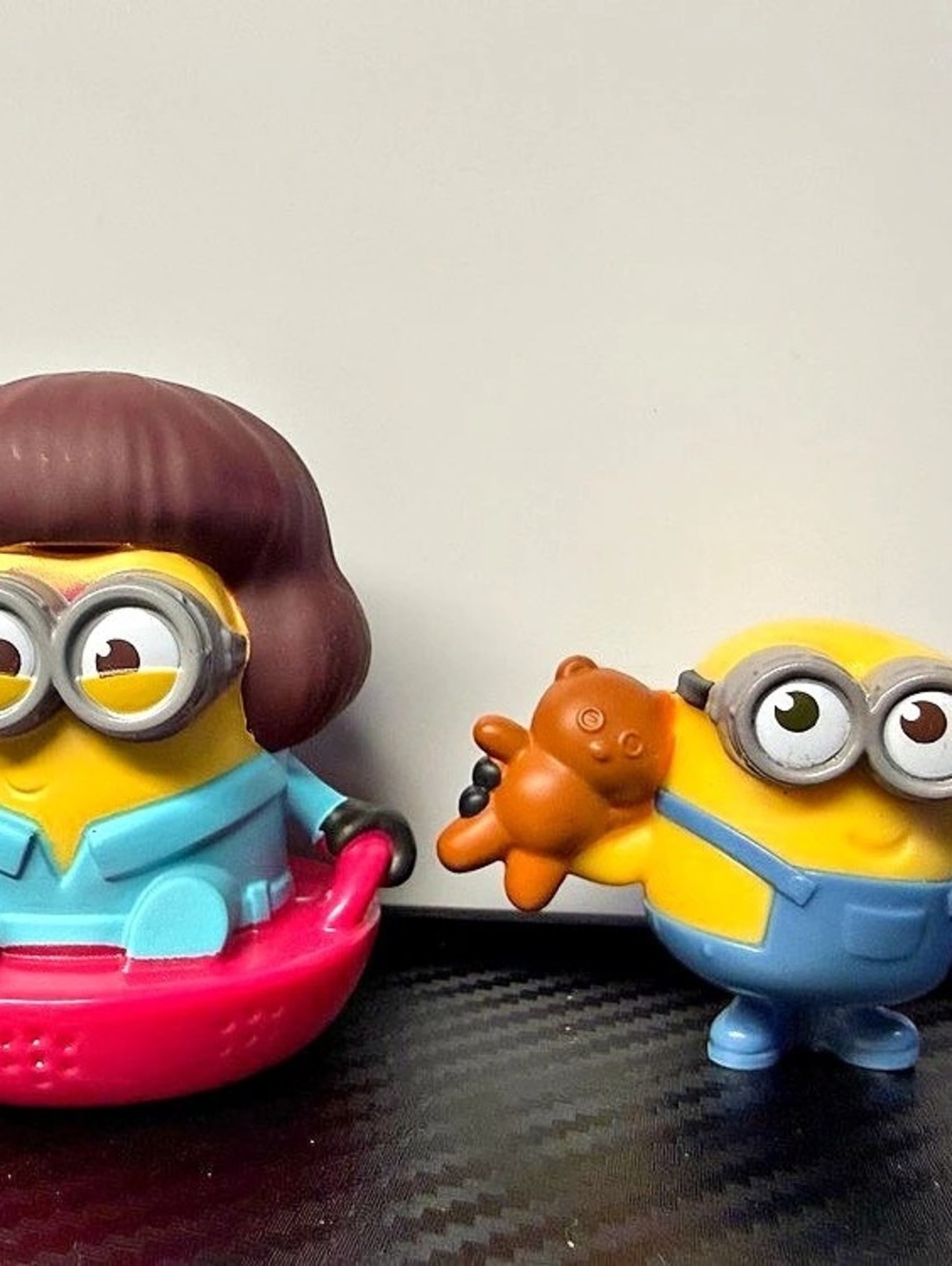 McDonald's Minions Movie Happy Meal Toys (Talking Groovy Minion & Talking Bob)